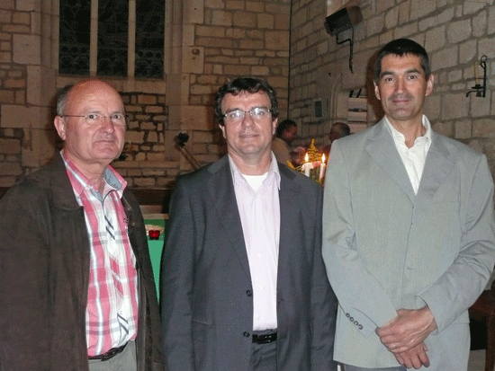 Dominique Gaborieau, Domnique Faucheux et Philippe Blais