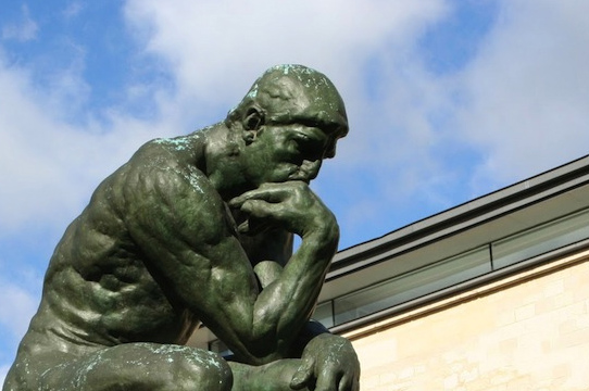 Auguste Rodin's The Thinker Statue - Undeniable Residue : r/MandelaEffect